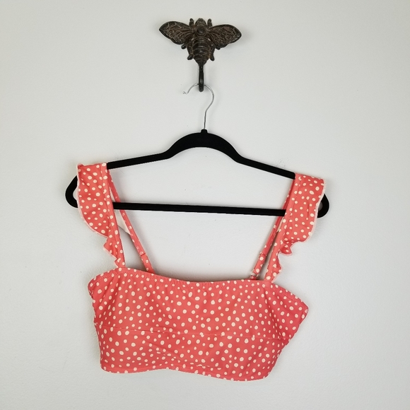 Summersalt | The Ruffle Oasis Coral Dot Swim Set - Picture 3 of 15